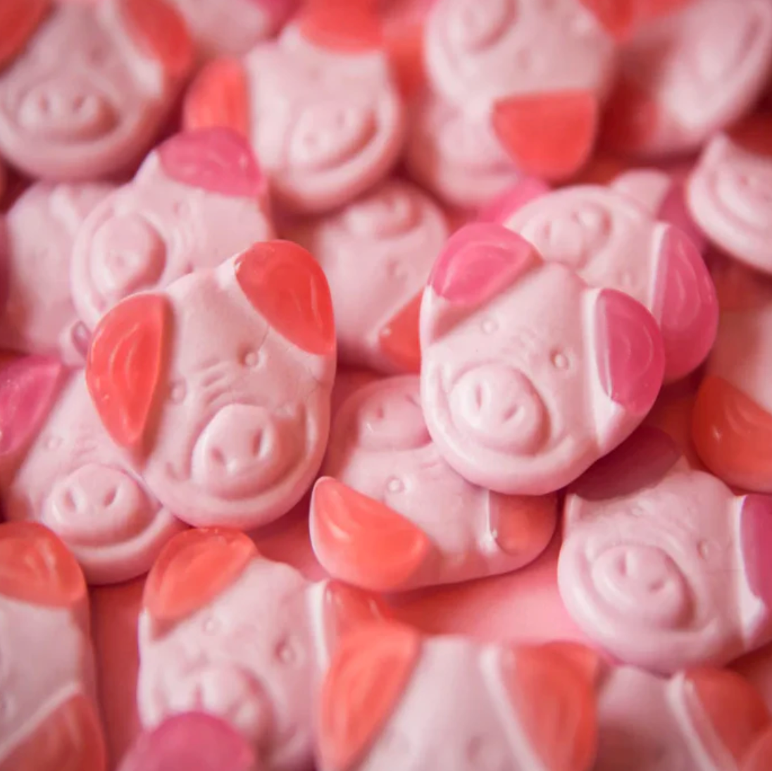 Strawberry Foam Pigs (Gluten Free)