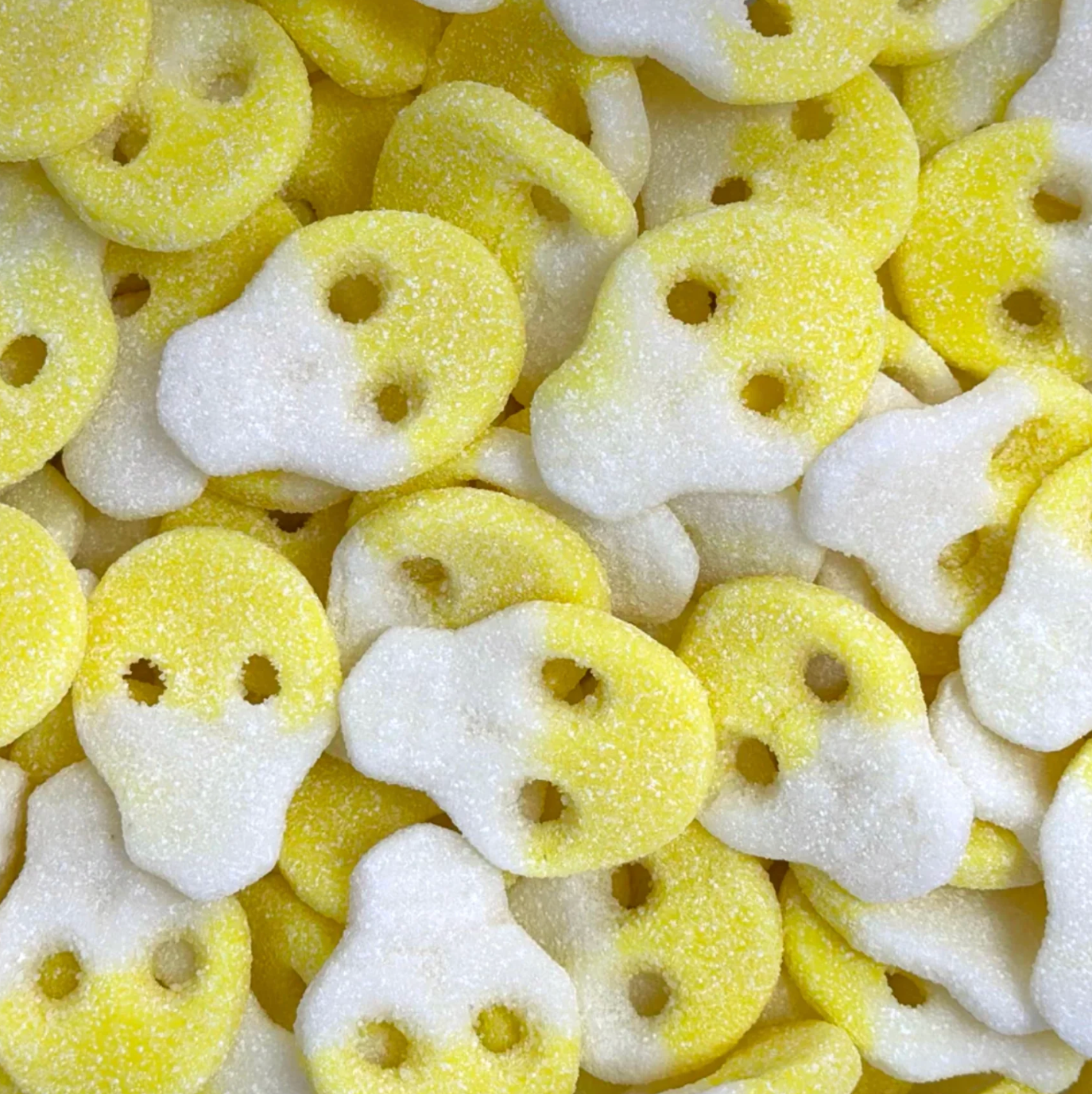 Sour Strawberry & Banana Skulls