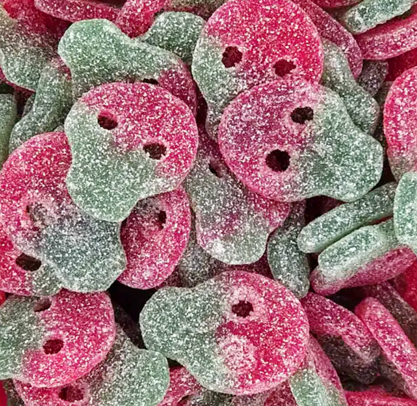 Sour Watermelon Skulls