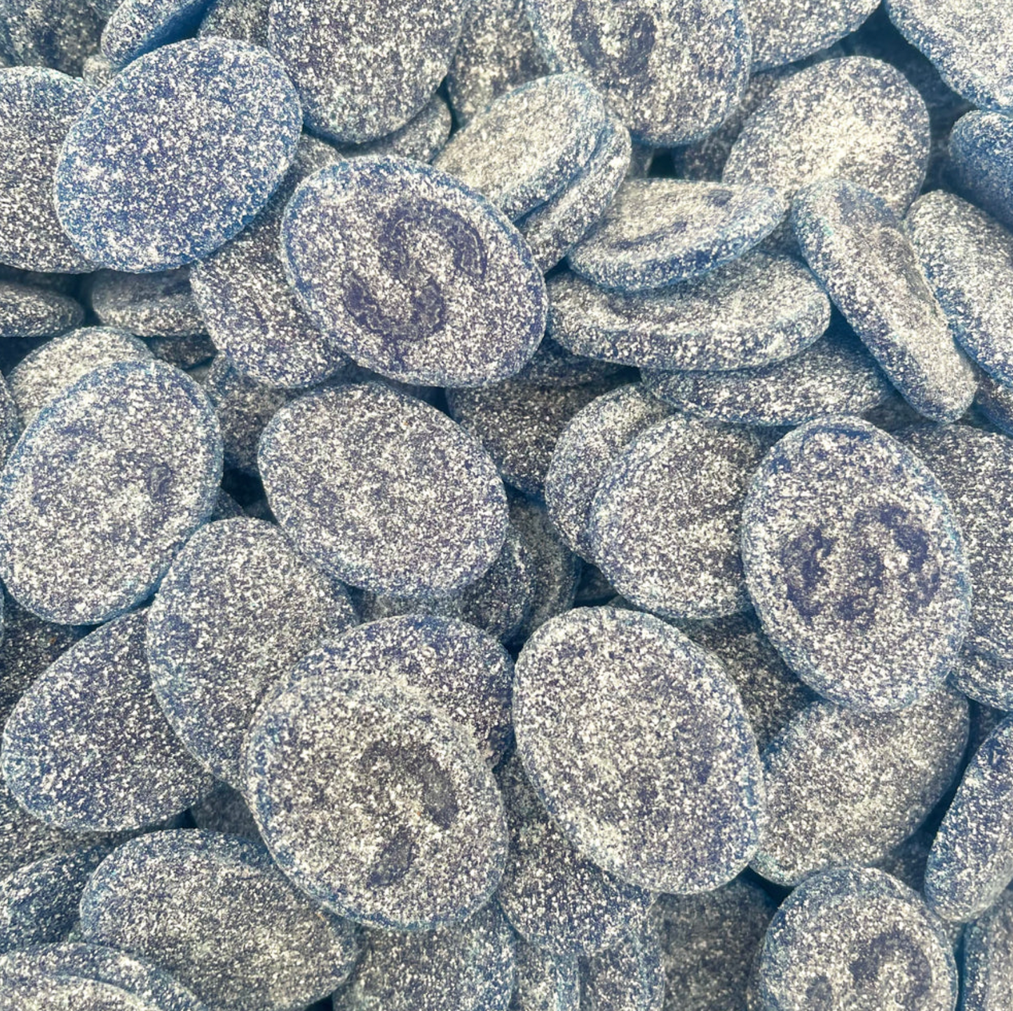 Sour Blue Raspberry Ovals