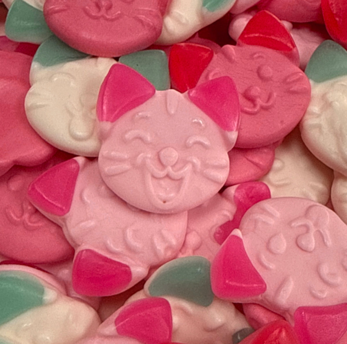 Foam Strawberry and Raspberry Kittens (Gluten Free)
