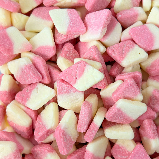 Bubs Sour Foam Strawberry & Vanilla Diamonds (Gluten Free)
